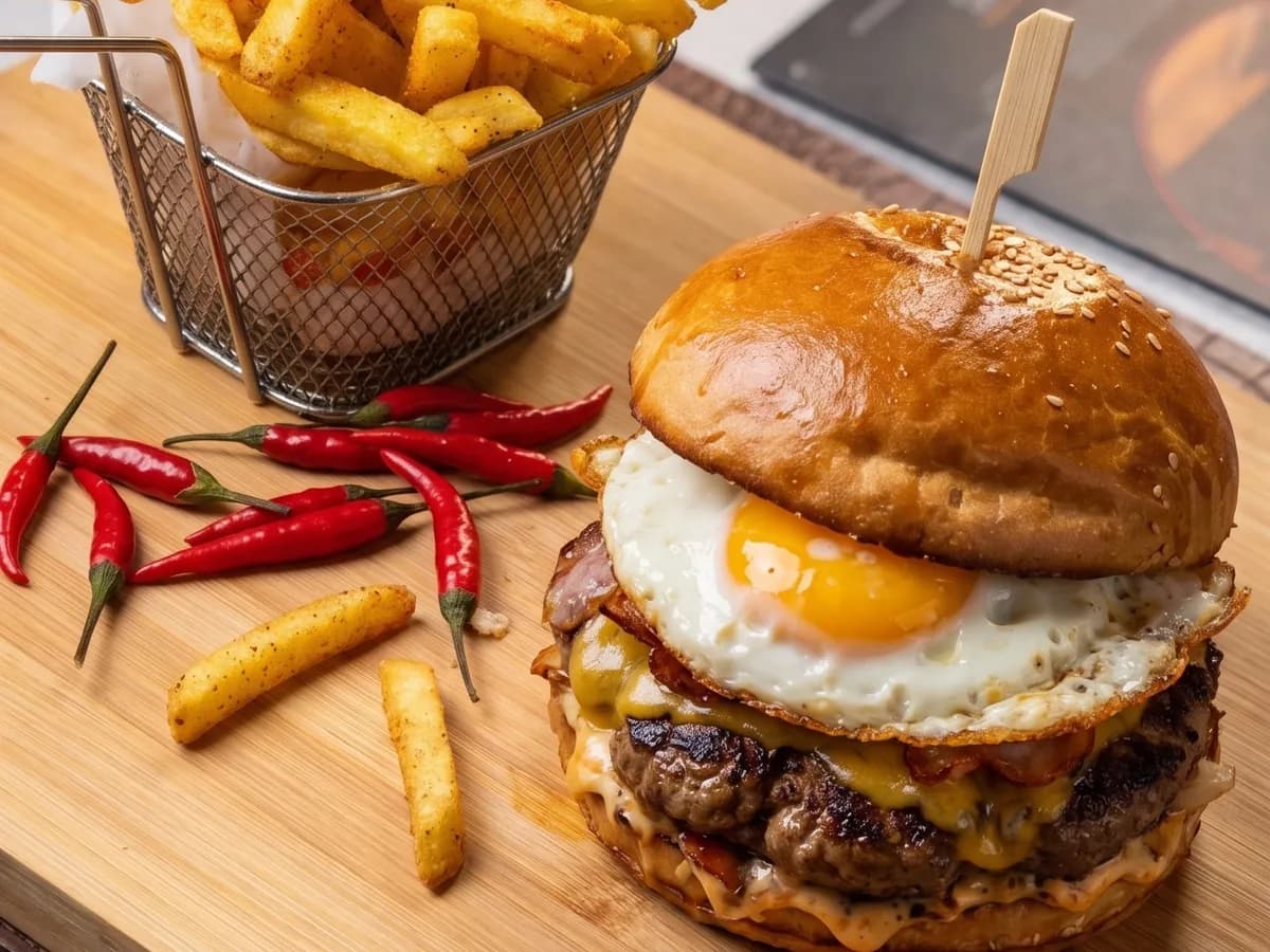 Symbolbild: Bacon Burger